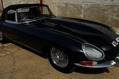 Series 1, 1963, Dark Blue E-Type Roadster