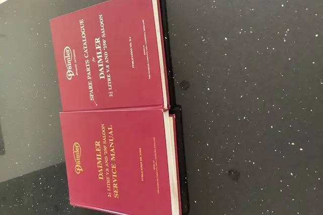 Daimler service manual and spare parts catalogue